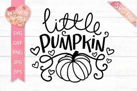 By kristin amanda designs svg cut files. Little Pumpkin Svg Dxf Png Eps Jpeg Cute Baby Halloween Svg 326541 Svgs Design Bundles