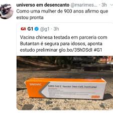 To create coronavac, the sinovac researchers started by obtaining samples of the coronavirus from patients in china, britain, italy, spain and switzerland. Misericordia Preciso De Um Meme Facebook