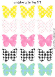 Print several of the colored butterflies. Free Printable Pastel Colored Butterflies Schmetterling Druckvorlagen Freebie Free Printable Planner Stickers Diy Printables Butterfly Template
