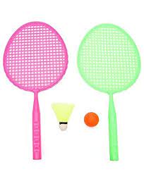 Select from premium badminton kids of the highest quality. Buy Ratna S Sporty Happy Time Badminton For Kids Safe And Sturdy Can Be Played Indoor As Well As Outdoor With 1 Ball And 1 Shuttlecock Multicolour Online At Low Prices In India