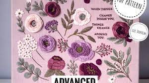 Embroidery Tutorial Pattern Heather Field Advanced Embroidery Tutorials Embroidery Stitches Beginner Advanced Embroidery