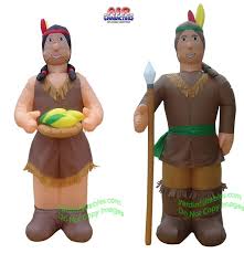 Check spelling or type a new query. Air Blown Inflatable Thanksgiving Indian Man And Woman Combo