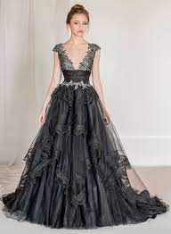 Black Tulle And Lace Evening Gown Black Wedding Dress Black Wedding Gown Black Prom Dress Red Carpet Dress Black Wedding Dresses Black Wedding Gowns Lace Evening Gowns