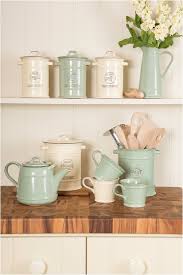Woodware S Vintage Ceramic Collection In Old Cream And Old Green From Farmhouse Kitchen Acc Country Kitchen Decor Vintage Kitchen Decor Country Kitchen Designs