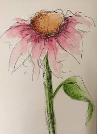 Maybe you would like to learn more about one of these? Pen Ink Watercolor Flower Carlisle Arts Learning Center