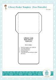 How to make a library card. Free Library Card Book Pocket Template Printable Card Book Templates Printable Free Library Card