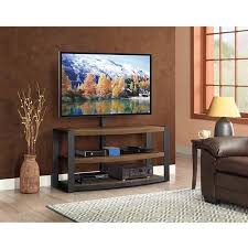 Santa Fe 3 In 1 Brown Tv Stand For Tvs Up To 65 Tv Stand Whalen Furniture Cool Tv Stands