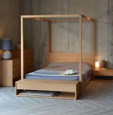 Black Metal 4 Poster Bed Cube 4 Poster Bed And The Cube Collection Of Black Lotus Bedroom Furniture In Solid Oak Bedroom Diy Poster Bed Modern Bedroom Furniture