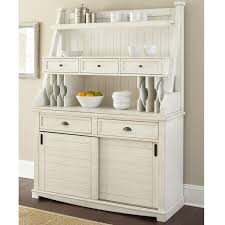 Tertia dark brown and black curio cabinet with glass doors. Steve Silver Cayla Buffet With Open Hutch Wilcox Furniture China Cabinets