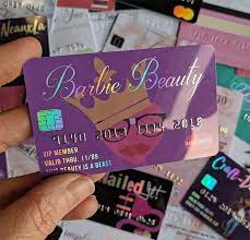 You should select the best credit cards. Credit Card Business Cards On Plastic For Barbiebeauty Beauty Business Cards Salon Business Cards Cute Business Cards
