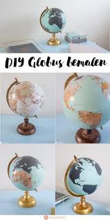 Diy Globus Bemalen Geschenkideen Hochzeit Gemalte Welt Hochzeitsgeschenke Ideen