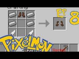 When i took them off the speed continued. Pixelmon Restart Ep 8 How To Make Running Shoes Youtube