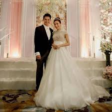 Hong Kong Actress Tavia Yeung Stuns In Her Ersa Atelier Wedding Dress