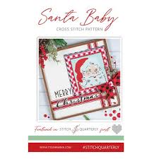 Santa Baby Cross Stitch Pattern It S Sew Emma Ise 417 Fat Quarter Shop