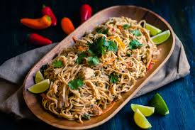 Spicy Peanut Chicken Udon Noodle Salad Jennifer Cooks Chicken Udon Udon Noodles Peanut Chicken