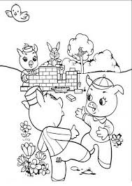 Plus, it's an easy way to celebrate each season or special holidays. Coloring Book Three Little Pigs 4