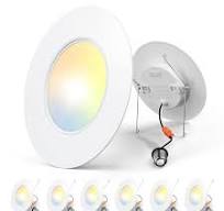 Amico 6 Pack 5/6 inch 5CCT LED Recessed Lighting, Dimmable ...