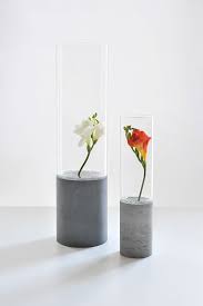 Tomas Vacek Vase Flower Concrete Product Design Concrete Design Beton Design Betonlook Www Eurocol Com Concrete Diy Vase Design Concrete Design