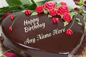 Pin On Birthday Cake With Flowers