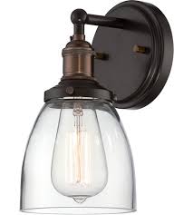 Nuvo 60 5514 Vintage 1 Light 5 Inch Rustic Bronze Wall Sconce Wall Light