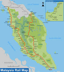 The downside is that malaysia's 1700km or so rail network does not cover every let's take a look at the main malaysian railway routes. Malaysia Train Line Map Malaysia Train Map 2016 South Eastern Asia Asia