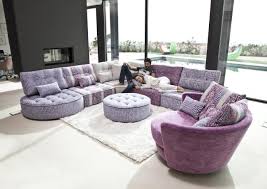 Blanc rond et canape bleu smiley gris nature luxe fauteuil bois. Acheter Votre Canape D Angle Modulable Contemporain Lignes Arrondies Chez Simeuble