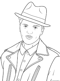 Find & download free graphic resources for mars. Bruno Mars Celebrity Coloring Pages Printable