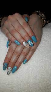 Baby Shower Nails Its A Boy Baby Boy Nail Art Babyface Blue Baby Shower Nails Nails Nail Designs