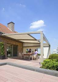 Download The Catalogue And Request Prices Of Lagune By Renson Wall Mounted Pergola With Sliding Cover Pergola Wall Mounted Pergola Pergola Plans