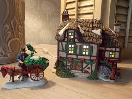 Dept 56 Houses Codington Cottage Bringing Home The Holly Dickens Village Series Heritage Village Christmas Village Sets Collectible Porcelain Dickens Village