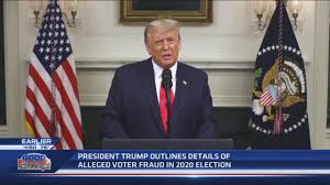 President Trump S Full Speech On Voter Fraud In The 2020 Election Aired On Kusi News Youtube