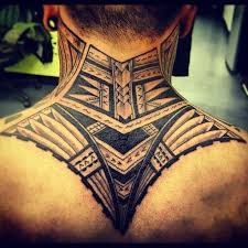 Mens Neck Tattoo Tribal Tattoo Tattoo Tribal Dovmeler