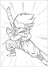 Songoku , vegeta ,,krilin , picolo tenchinan , yamcha , trunks and c16. Dragon Ball Z Goku Coloring Pages Coloring And Drawing