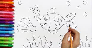 Contoh sketsa gambar ikan dari bergam jenis untuk aktivitas menggambar atau mewarnai. Gambar Mewarnai Ikan Hiu Download Kumpulan Gambar