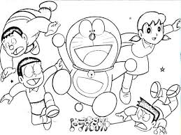 Mewarnai doraemon dan teman teman : Pensil Cara Menggambar Doraemon Dan Kawan Kawan Gambaryuk