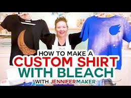Bleach Stencil Shirt Made With A Cricut Jennifer Maker In 2020 Custom Shirts Bleach Pen Designs Bleach