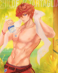 Sweet Summer: Childe (Hopefully we get skins someday?) : rGenshin_Impact