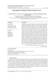 The malaysian government movement control order (malay: Pdf Development Of Smart Chicken Poultry Farm