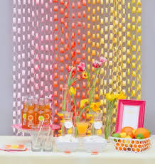 Birthday Party At Home Ideas Amazing Paper Chain Wall Decor For Birthday Party Home Decoration Paper Party Decorations Paper Decorations Diy Diy Party Decorations