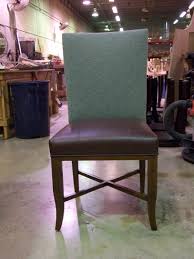 Solid Rubber Wood Frame With Painting Finish And High Density 45 Foam Seat With Pu Leather Upholstery And Back With Fa Leather Upholstery Upholstery Home Decor
