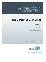 Nuix creates innovative software that empowers organizations to simply and quickly find the открыть страницу «nuix» на facebook. Nuix User Guide Menu Computing Tag Metadata