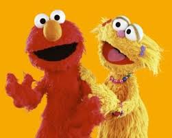 Zoe and elmo goes to the hooper's store to find red colour fruit. Zoe Sesame Street Muppets Street Kids Sesame Street