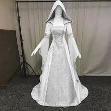 Pour ce même tarif, vous pouvez aussi acheter une robe de mariée courte pas chère sur certains sites spécialisés dont voici quelques adresses Femmes Mode Manches Longues A Capuche Robe Medievale Longueur Au Sol Cosplay Robexlp81017691whxlblanc Blanc Achat Vente Robe Soldes Sur Cdiscount Des Le 20 Janvier Cdiscount