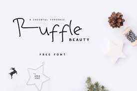 Ruffle Beauty Font Free Fonts For Designers Free Font 100 Free Fonts
