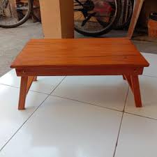Tutorial membuat meja belajar anak dari kayu dan triplek, bisa di lipat seprti tas tangan sehingga jadi praktis dan mudah di bawa. Meja Lipat Meja Laptop Meja Belajar Kayu Pinus Solid Shopee Indonesia