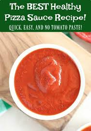 The Best Homemade Pizza Sauce Recipe The Flavor Is Spot On And It Only Takes About 20 Minutes To Make Pizza Sauce Homemade Sweet Pizza Healthy Homemade Pizza