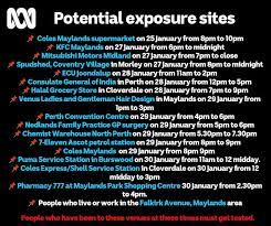 If you were at one of the following restaurant locations during the specified times, authorities say you a full list of more than 30 flights and impacted rows is available at the wa department of health website. Five Day Lockdown Bwa Activities Bendat Basketball Centre Basketball Wa