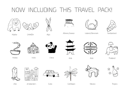 Black And White Icons For Instagram Bio 200 Instagram Story Highlights Icons Covers Black And Etsy Black And White Instagram Instagram Icons Travel Icon