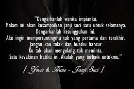 Apakah anda memiliki pacar yang sering ingkar janji? Kata Kata Janji Suci