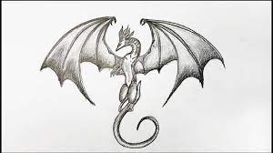 How To Draw Dragon Step By Step Youtube